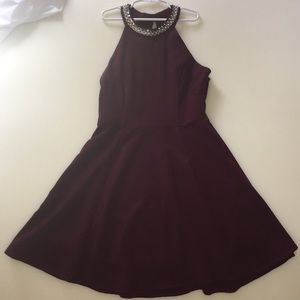 Maroon dress
